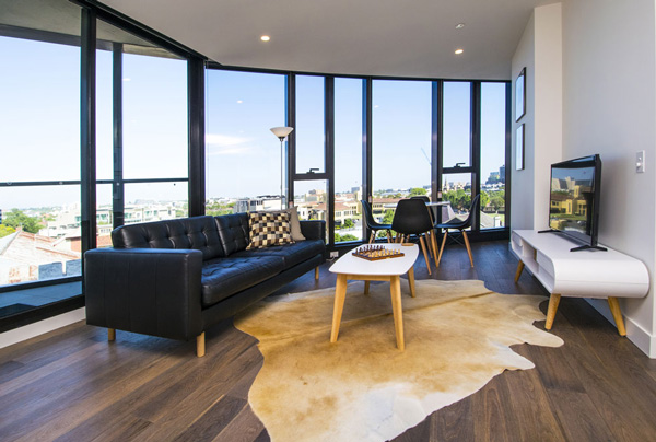 Parque Melbourne apartment - living