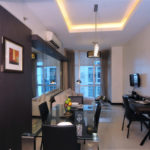 Blue Sapphire Residences apartment - living and dining