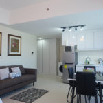 Icon Plaza Studio Apartment - BGC - kitchen, living and dining