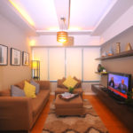 One Rockwell Apartment, Makati City - lounge and tv