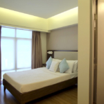 The Red Oak at Two Serendra - bedroom and bathroom