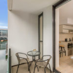 Viaduct Harbour, Auckland - apartment balcony view