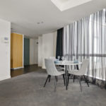 Jane Bell Lane apartment, dining and kitchen