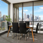 FWP Apartment 2106 - dining room and view of city