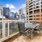 Bond St, Mantra apartment, Sydney - balcony