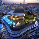 Queen St, Brisbane apartment - aerial view