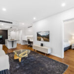 Shelley St, Sydney apartment - living room and dining