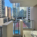 Charlotte Street Mantra - 1 bedroom apartment 707 - balcony with city view