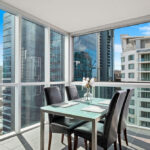 Charlotte Street, Brisbane - balcony / sun room with view of Brisbane city