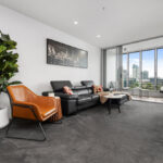 Village Docklands apartment 701 - living room