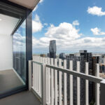 Lonsdale St, Melbourne - Apartment 4811 balcony and view