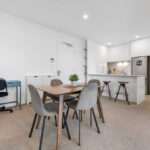 Lonsdale St, Melbourne - Apartment 4811 living room and kitchen