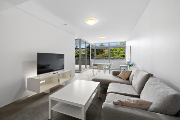 Shelley St, Sydney - apartment 306 living room and dining