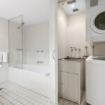 Shelley St, Sydney - apartment 602 bathroom and laundry