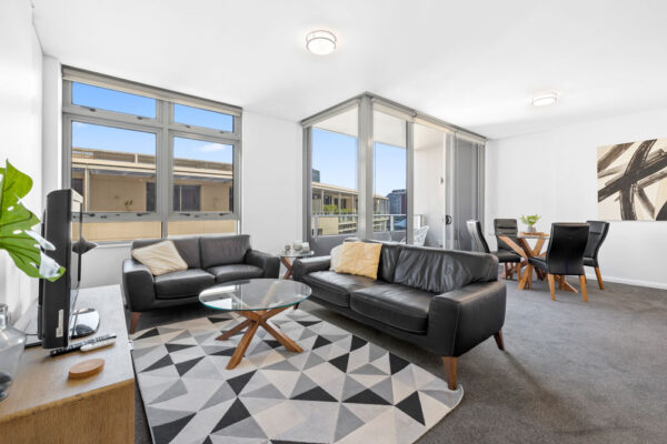 Shelley St, Sydney - apartment 1013 living and dining room