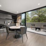 Lonsdale St, Canberra - Studio apartment - dining and kitchen area