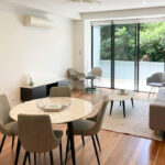 1A Eden St, North Sydney apartment - living room and balcony