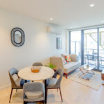 Realm apartments, Adelaide - one bedroom - living room and dining