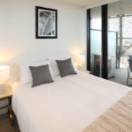 Realm apartments, Adelaide - one bedroom - bedroom