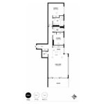 Hindmarsh Sq, Adelaide apartment 301 - floor plan