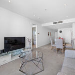 20 Hindmarsh Sq, Adelaide apartment 705 - living room an dining