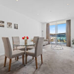 20 Hindmarsh Sq, Adelaide apartment 705 - living room and dining