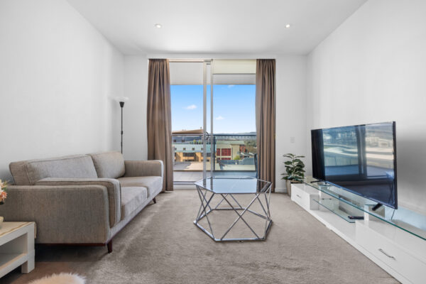 20 Hindmarsh Sq, Adelaide apartment 705 - living room