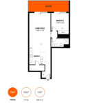 20 Hindmarsh Sq, Adelaide apartment 705 - floor plan