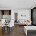 Realm Apartments, Adelaide - Apartment 1404 - living room and dining