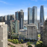 Cove Tower, The Rocks apartment 3404 - view of Sydney city from balcony