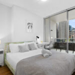 23 Shelley St, Sydney - apartment 1210 bedroom