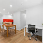 York Street, Sydney apartment - dining and study desk