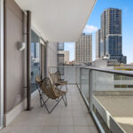 20 Hindmarsh Sq, Adelaide apartment 605 - balcony with a view of Adelaide