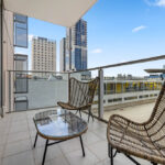 20 Hindmarsh Sq, Adelaide apartment 605 - balcony with a view of Adelaide