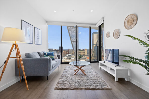 Realm Apartments, Adelaide - Apartment 2211 - living room
