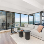 Eureka, Southbank apartment 4104 - living room with view