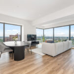 Eureka, Southbank apartment 4104 - living room with view