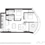 550 Queen Street. Brisbane apartment - floor plan 2803