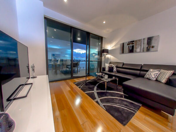 90 Terrace Road, East Perth apartment - living room